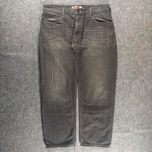 Levis 559 Relaxed Straight Jeans Mens 36x32 Gray (36x30.5} Baggy Loose Wide Leg